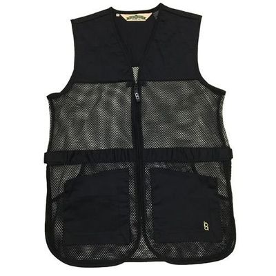 Bob Allen 245M Full Mesh Dual Pad Shooting Vest Blk 2X