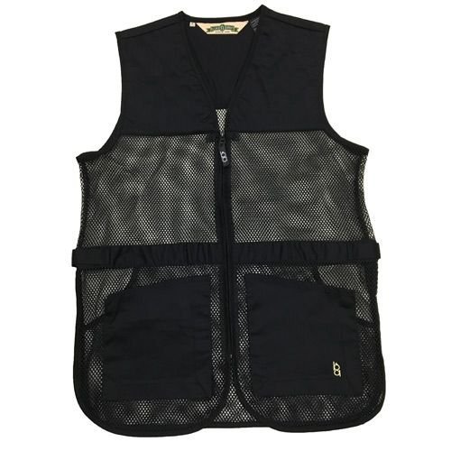 Bob Allen 245M Full Mesh Dual Pad Shooting Vest Blk 2X