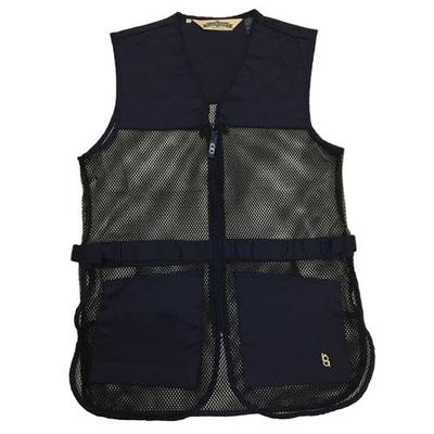Bob Allen 245M Full Mesh Dual Pad Shooting Vest Navy 4X