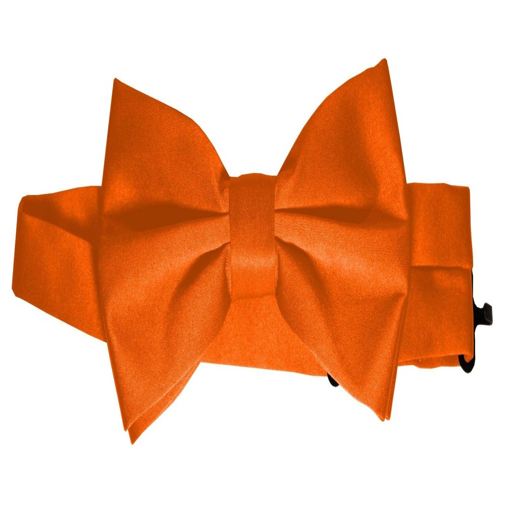 Bow-Tie is 2 1/2 Wide. Fits neck up to 20". Pre-tied. Adjustable for easy sizing.