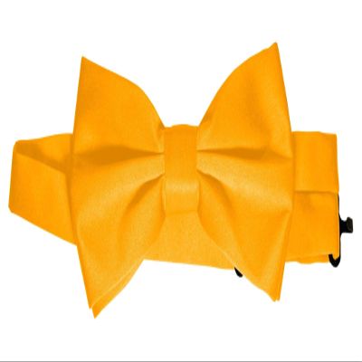 Bow-Tie is 2 1/2 Wide. Fits neck up to 20". Pre-tied. Adjustable for easy sizing.
