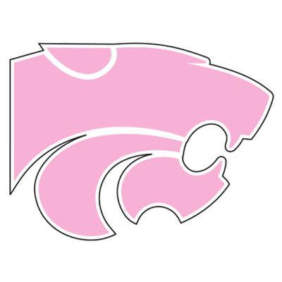 Kansas State Magnet (Pink Power CAT Magnet (3''6''12''), 3 in)