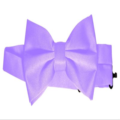 Brand Q Bow-Tie is 2 1/2 Wide. Fits neck up to 20". Pre-tied. Adjustable for easy sizing.