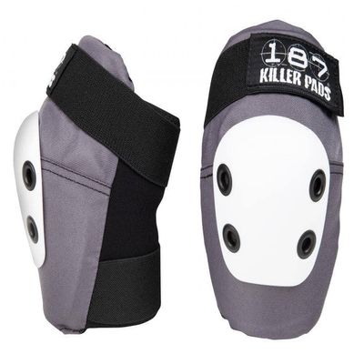 Triple Eight -SLIM ELBOW - XS Grey with White Cap (ESXS107)