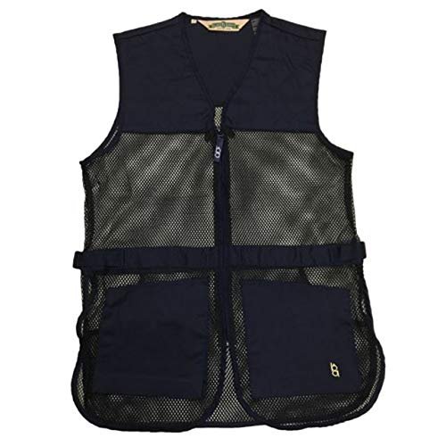 Bob Allen 245M Full Mesh Dual Pad Shooting Vest Navy S