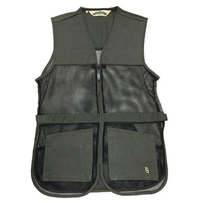 Bob Allen 245M Full Mesh Dual Pad Shooting Vest Sage 4X