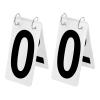 GOGO 2 Sets Tennis Score Keepers, 2.5 x 5 Inch, Black Number 0-9 Double Sides view 1
