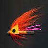 Tigofly 24 pcs/lot Orange Feather Tube Fly Streamer Fly Salmon Trout Steelhead Fly Fishing Flies Lures view 1