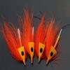 Tigofly 24 pcs/lot Orange Feather Tube Fly Streamer Fly Salmon Trout Steelhead Fly Fishing Flies Lures view 2