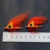 Tigofly 24 pcs/lot Orange Feather Tube Fly Streamer Fly Salmon Trout Steelhead Fly Fishing Flies Lures view 3