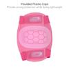 Osprey Kids' Skate Bmx Pads - Knee, Elbow and Wrist Protective Set - 6 Piece Scooter Streetsport Pad Set - Pink - Large view 2