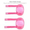Osprey Kids' Skate Bmx Pads - Knee, Elbow and Wrist Protective Set - 6 Piece Scooter Streetsport Pad Set - Pink - Large view 3