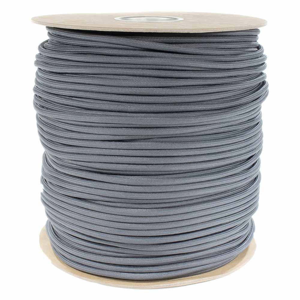 Paracord Planet para-Max Paracord 3,000 LB Tensile Strength & 5/16 Inch Diameter - Great for Towing, Hunting, Outdoor Activities and More - Charcoal Gray, 1000 FT (Spool)