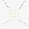 Rukket Sports Baseball/Softball Adjustable Pitching Target, Practice Throwing, Green, 7x7 inches, Nylon, Rectangular, Strike Zone Target view 1