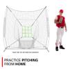 Rukket Sports Baseball/Softball Adjustable Pitching Target, Practice Throwing, Green, 7x7 inches, Nylon, Rectangular, Strike Zone Target view 3