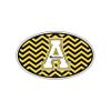 Appalachian State Mountaineers Decal (OVAL APP ST CHEVRON DECAL (6''), 6") view 1