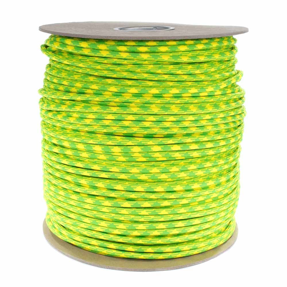 Paracord Planet para-Max Paracord 3,000 LB Tensile Strength & 5/16 Inch Diameter - Great for Towing, Hunting, Outdoor Activities and More - Dayglow, 1000 FT (Spool)