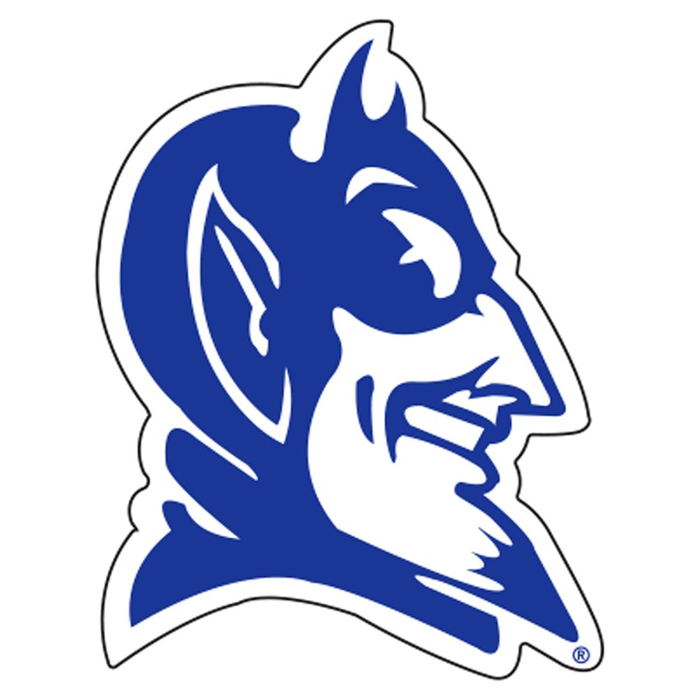 Craftique Duke Blue Devils Decal (Devil Head Decal (3''4''6''12''), 4 in)