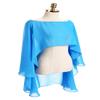 DINGZANCAMO Chiffon Wedding Capes Evening Dress Bridesmaid Stole Formal Scarves Bridal Wraps Long Shawls (Burgundy) view 3