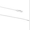 The Collegiate Standard Delta Chi Fraternity Classic Sterling Silver Lavaliere with 20" Chain view 3