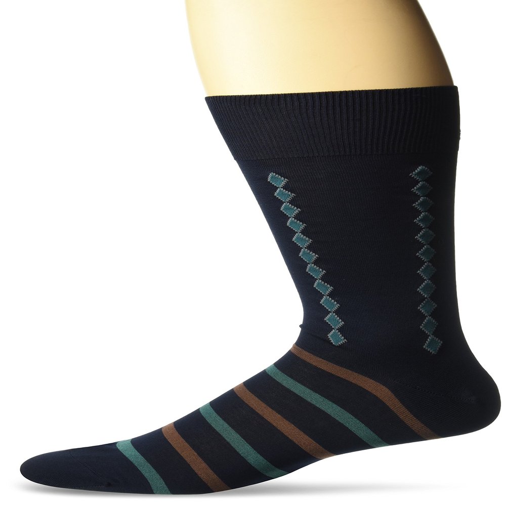 Punto Men's Diamond Stripe, Navy, R