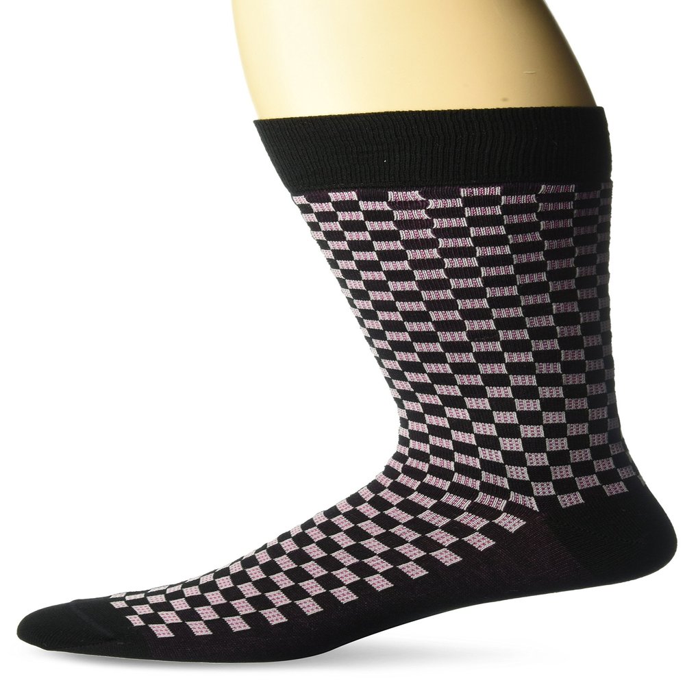 J.M. Dickens of London Men's Square Neat, Black, R