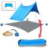 BenefitUSA 7'X7' Beach Tent with Sand Anchor Portable Canopy Sunshade Shelter UV Protected (Blue) view 2