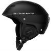 OutdoorMaster Kelvin Ski Helmet - Snowboard Helmet for Men, Women & Youth (Black,S) view 1