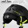 OutdoorMaster Kelvin Ski Helmet - Snowboard Helmet for Men, Women & Youth (Black+Lemon,M) view 2