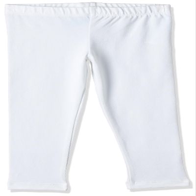The Children's Place Girls Baby and Toddler Capri Leggings, White, 6-9 Months