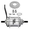 HUB RR S/A 2sp S2C 36CB ALY KICKSHIFT SLw/21T COG view 1