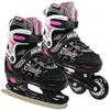 SULOV Girls B Duo-S Skate 2V1 Sandy, Size-Small, Color-Black/Pink view 1