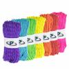 Paracord Planet Fluorescent Reflective 95lb Paracord  Type I Tactical Parachute Cord for Hiking, Camping, and Fishing  Neon Turquoise (1,000 Feet) view 2