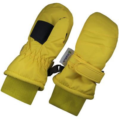 Children Toddlers and Baby Mittens Made With Thinsulate,and Fleece - Winter Waterproof Gloves - KX GEAR by Zelda Matilda,Yellow,1-2 years