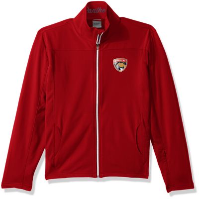 Levelwear LEY9R NHL Florida Pantshers Women's Aurora Insignia Banner Stripe Full Zip Mid-Layer Apparel, X-Large, Flame Red