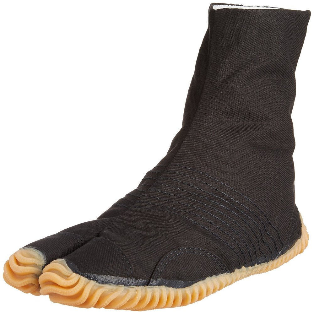 Marugo Tabi Boots Ninja Shoes Jikatabi (Outdoor tabi) MATSURI Jog 6 Size: 26.5 cm (US Size 8.5), Color: Black