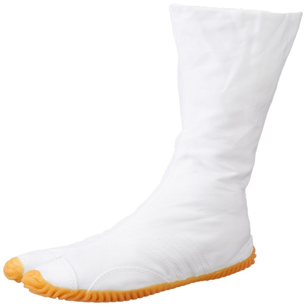 Marugo Tabi boots Ninja Shoes Jikatabi (Outdoor tabi) MATSURI JOG 12 Size: 27.5 cm (US size 9.5), Color: White
