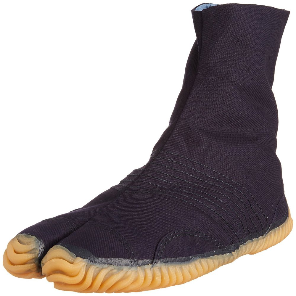 Marugo Tabi boots Ninja Shoes Jikatabi (Outdoor tabi) MATSURI JOG 6 Size: 27.0 cm (US size 9), Color: Indigo