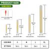 QualyQualy Fishing Glow Sticks for Bobbers 1" 1.5" 2" 3" Fishing Bobber Lights, Fishing Rod Bell Alarm Lights, Bobber Glow Sticks Bulk Kit 10-250Pcs view 4