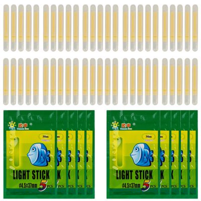 QualyQualy Fishing Glow Sticks for Bobbers 1" 1.5" 2" 3" Fishing Bobber Lights, Fishing Rod Bell Alarm Lights, Bobber Glow Sticks Bulk Kit 10-250Pcs