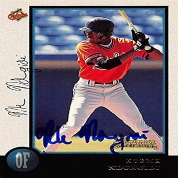 Sports Memorabilia Autograph Warehouse 343995 Ntema Ndungidi Autographed Baseball Card - Baltimore Orioles, FT 1998 Bowman No. 151 Rookie
