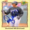 Sports Memorabilia Autograph Warehouse 343866 Donzell McDonald Autographed Baseball Card - New York Yankees, FT 1998 Team Best No. 76 Rookie view 1