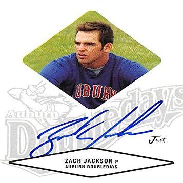 Sports Memorabilia Autograph Warehouse 343811 Zach Jackson Autographed Baseball Card - Toronto Blue Jays, FT 2004 Just Minors No. 36 Rookie
