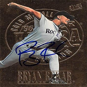 Sports Memorabilia Autograph Warehouse 343899 Bryan Rekar Autographed Baseball Card - Colorado Rockies, FT 1996 Fleer Ultra Gold Medallian No. 473