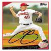 Sports Memorabilia Autograph Warehouse 344038 Collin Balester Autographed Baseball Card - Washington Nationals, FT 2009 Topps No. 192 view 1