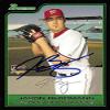 Sports Memorabilia Autograph Warehouse 344037 Jason Bergmann Autographed Baseball Card - Washington Nationals, FT 2006 Bowman Rookie No. 216 view 1