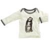 Babysoy Unisex Baby Boy Jane Goodall Long Sleeve Animal Print Tee (12-18 Months, Marmot) view 1