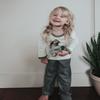 Babysoy Unisex Baby Boy Jane Goodall Long Sleeve Animal Print Tee (12-18 Months, Marmot) view 4