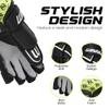 Winnwell AMP500 Ice Hockey Gloves - Durable & Lightweight Protective Equipment for Hockey Players for Youth, Junior & Senior (Black, 10") view 2