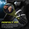 Winnwell AMP500 Ice Hockey Gloves - Durable & Lightweight Protective Equipment for Hockey Players for Youth, Junior & Senior (Black, 11") view 4